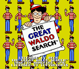 Great Waldo Search Title Screen